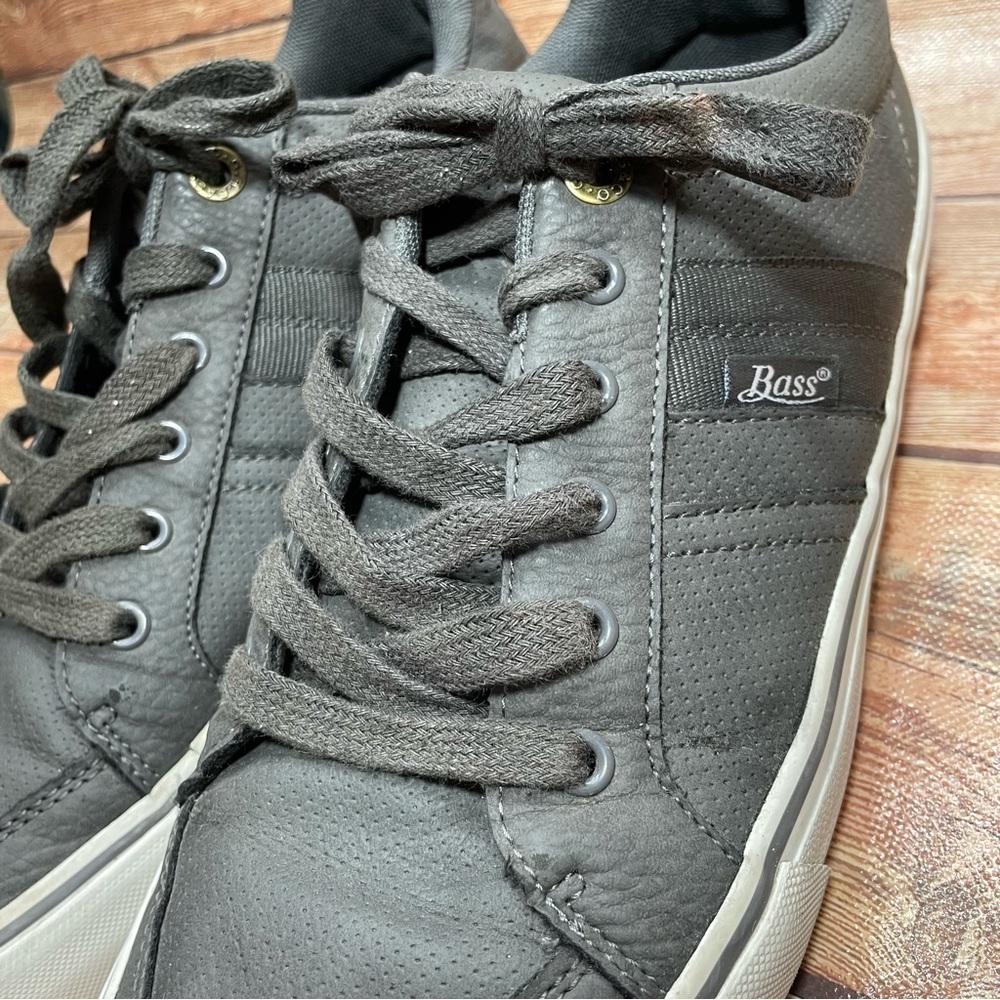 Bass Men Sneakers Charcoal Gray Size 8.5 - Picture 5 of 16